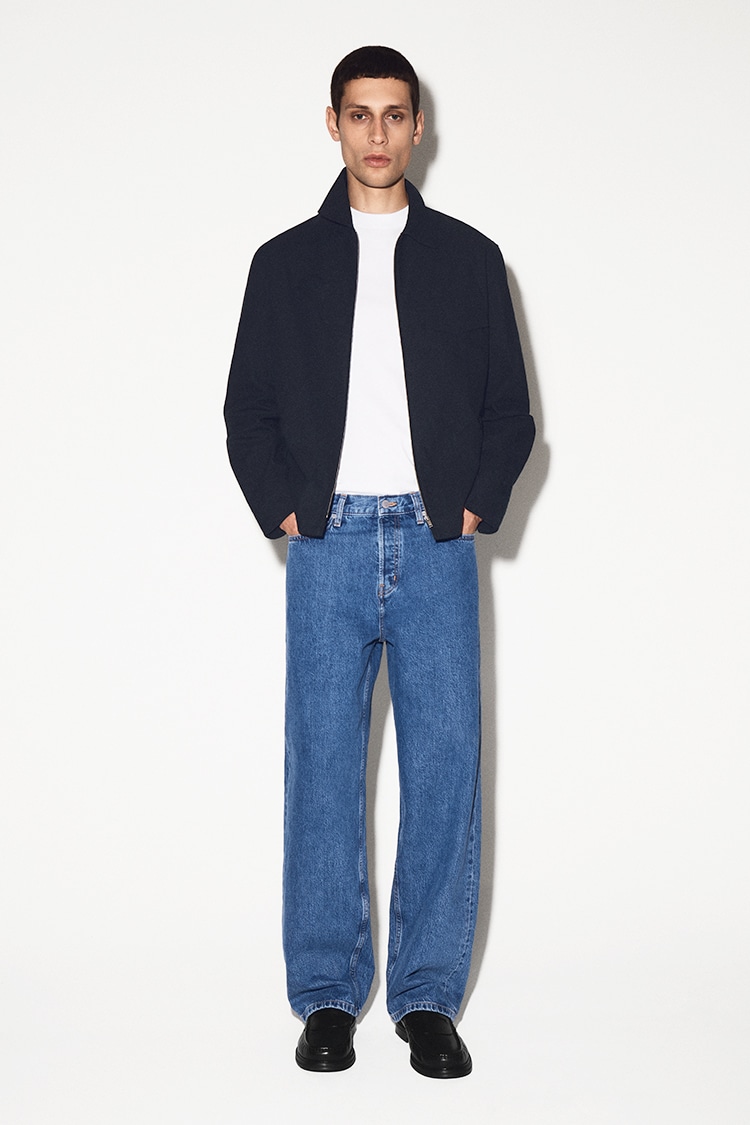 コットンジャージ ボンバージャケット